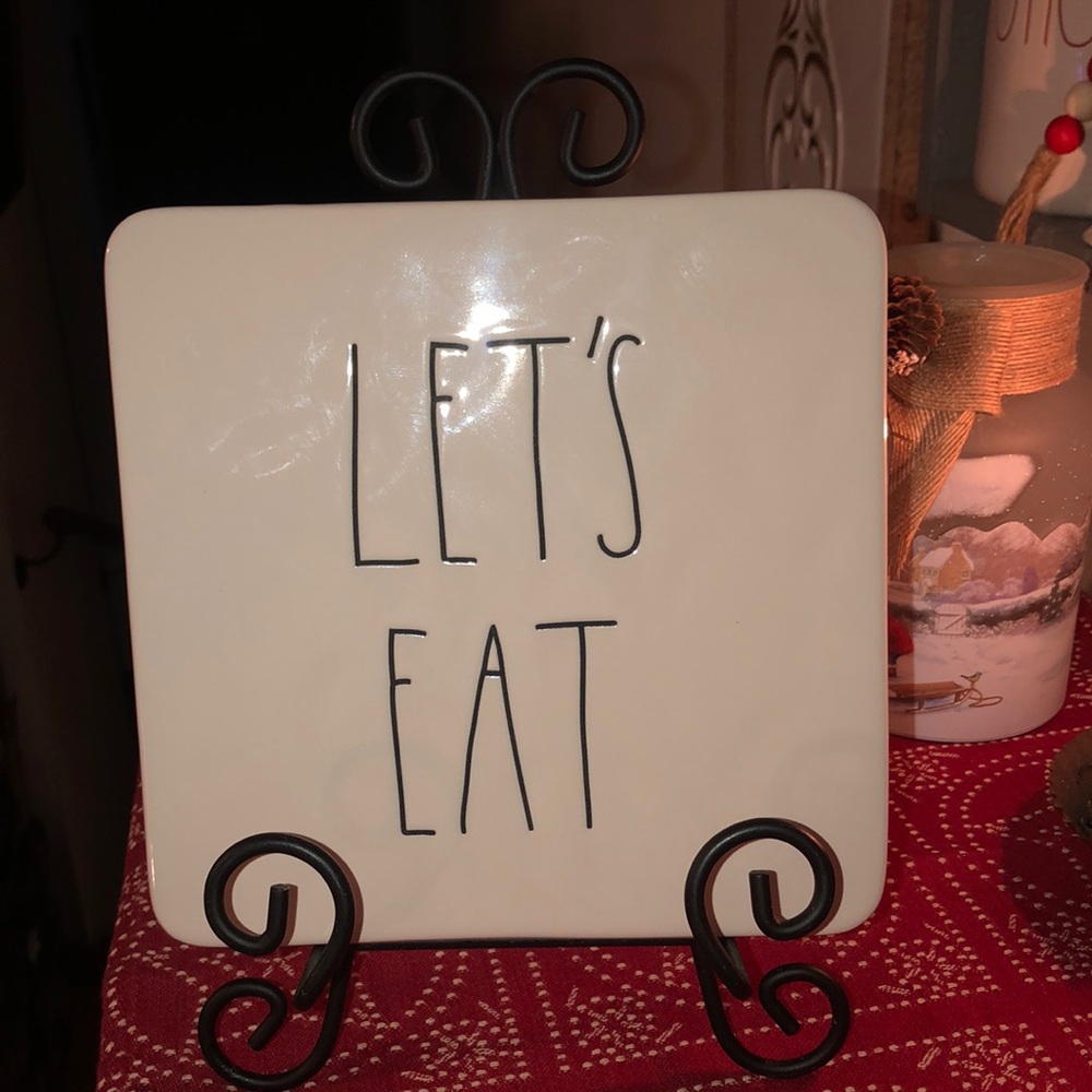 Rae Dunn LET’S EAT Trivet